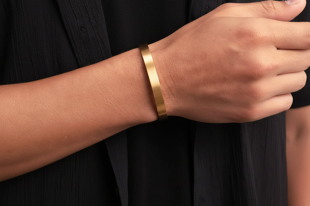 Premium Gold Stainless Steel Bracelet for Men