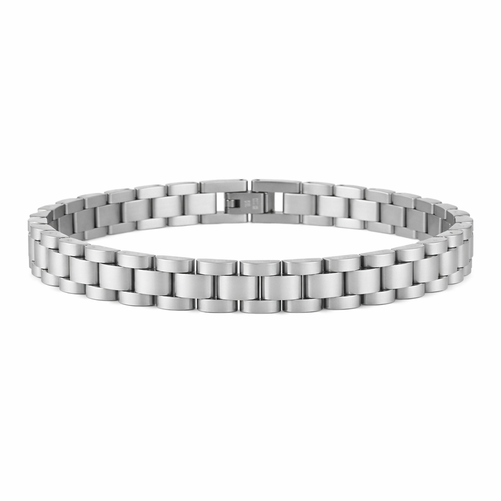 Premium Stainless Steel Bracelet for Men & Women , Silver Hand Chain , Bracelet for Boys and Girls (Unisex)