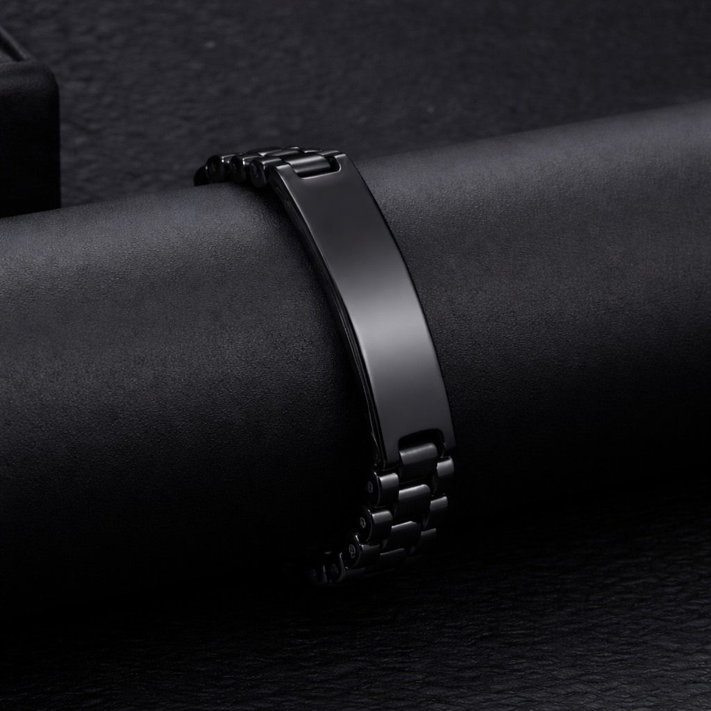 STAINLESS STEEL BRACELETS , Golden\Silver\Black\Golden And Silver , Classic Look Best Quality , Bracelets For Everyone